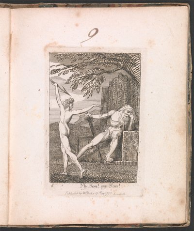 Dla dzieci. Bramy raju, płyta 10, Mój synu! mój syn! autorstwa William Blake