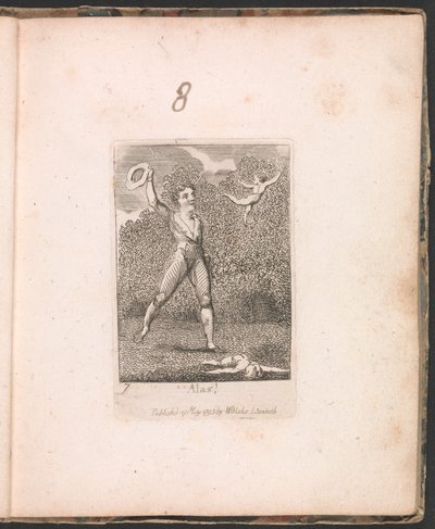 Dla dzieci. Bramy raju, tablica 9, „Niestety!” autorstwa William Blake
