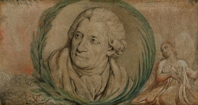 Friedrich Gottlieb Klopstock (tempera na płótnie) autorstwa William Blake