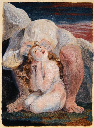 Frontyspis do „Księgi Ahania” autorstwa William Blake