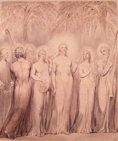 Hymn Chrystusa i Apostołów autorstwa William Blake
