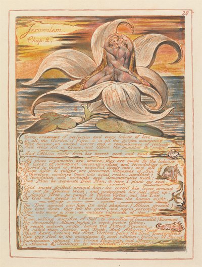 Jerusalem, Kapitel 2. Jeder Schmuck der Vollkommenheit... (Platte 28) autorstwa William Blake