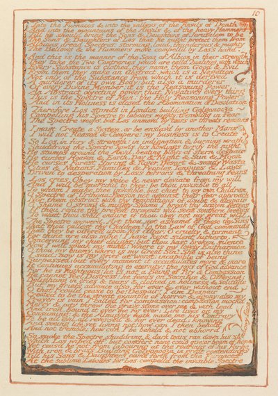Jerozolima, tablica 10, Do pieców.... autorstwa William Blake