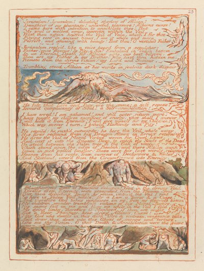 Jerozolima, tablica 23, Jerozolima! Jerozolima!.... autorstwa William Blake