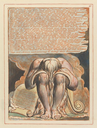 Jerozolima, tablica 41, Bath, która jest legionami.... autorstwa William Blake