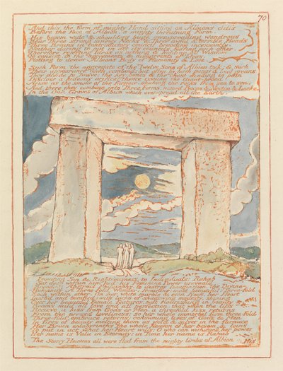 Jerozolima, tablica 70, A to forma potężnej ręki.... autorstwa William Blake