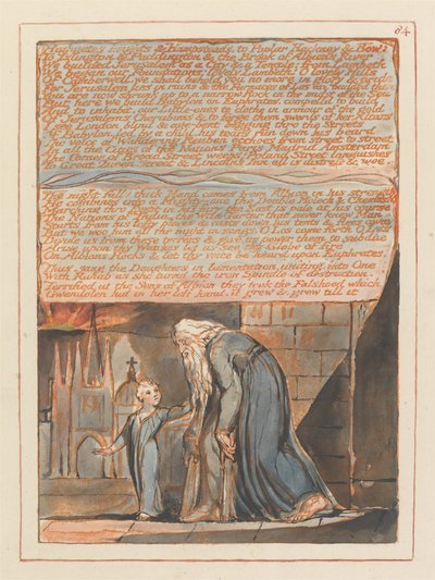 Jerozolima, tablica 84, Highgates Heights i Hampstead.... autorstwa William Blake