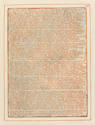 Jerozolima, tablica 86, widzę twoją formę.... autorstwa William Blake
