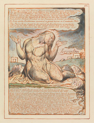 Jerozolima, ilustracja 92, Co widzę!... autorstwa William Blake