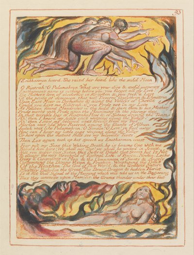 Jerozolima, ilustracja 93, Enitharmon wysłuchany.... autorstwa William Blake