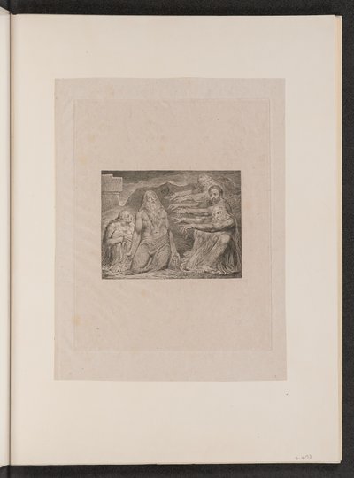 Hiob skarcony przez swoich przyjaciół autorstwa William Blake