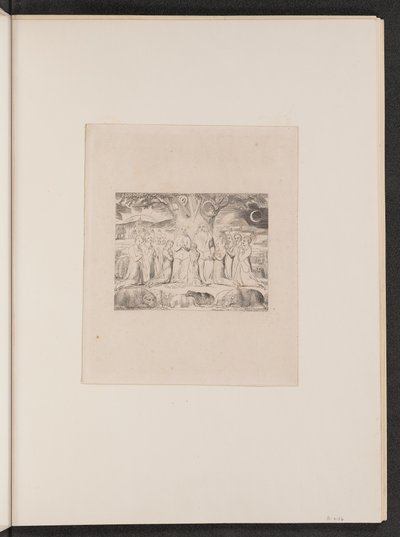 Hiob i jego rodzina, 1825. autorstwa William Blake