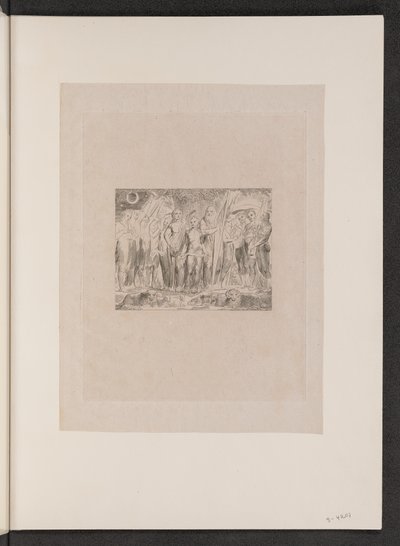 Hiob i jego rodzina wrócili do dobrobytu autorstwa William Blake