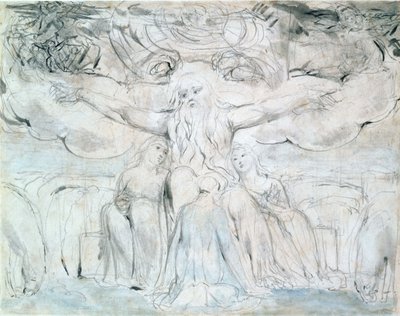 Hiob i jego córki autorstwa William Blake
