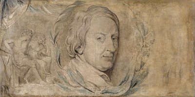 John Dryden, ok. 1800 (tempera na płótnie) autorstwa William Blake