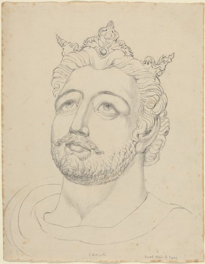 Król Kanut autorstwa William Blake