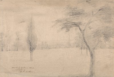Krajobraz z Iglicą autorstwa William Blake