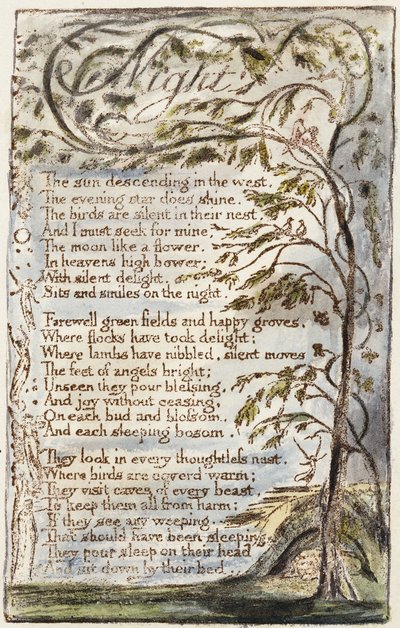 Noc, 1789 autorstwa William Blake
