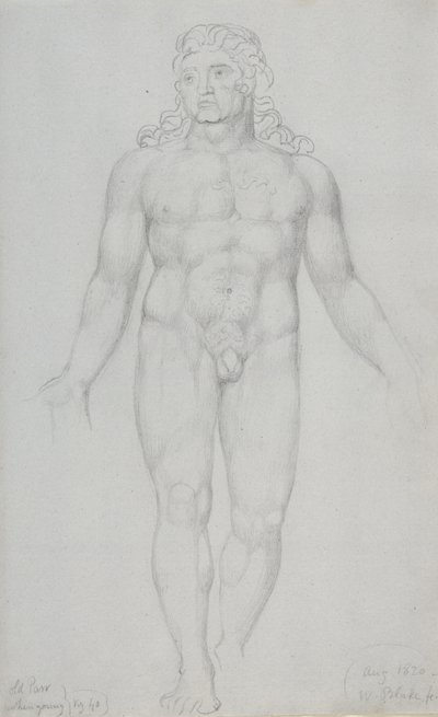 Stary Parr, gdy młody, 1820 autorstwa William Blake