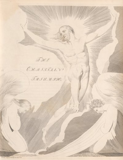 Płyta 31 (strona 65): [Noc czwartego] „THE/CHRISTIAN/ TRIUMPH” autorstwa William Blake