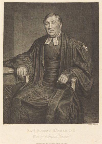 Wielebny Robert Hawker, DD, 1820. autorstwa William Blake