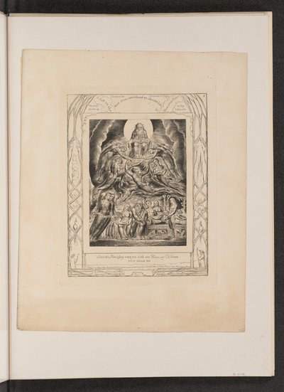 Szatan przed tronem Boga autorstwa William Blake
