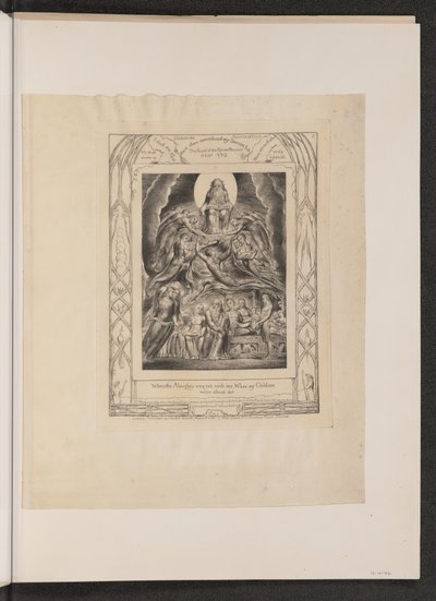 Szatan przed tronem Boga autorstwa William Blake