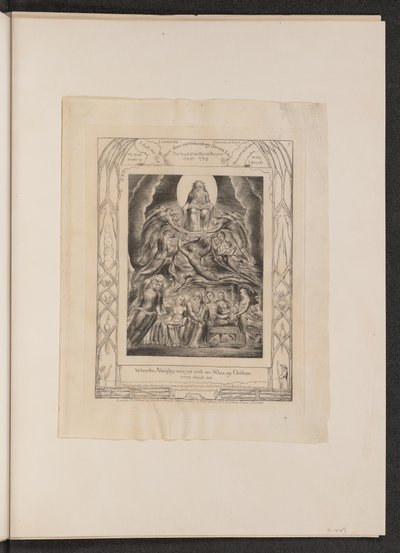 Szatan przed tronem Boga autorstwa William Blake