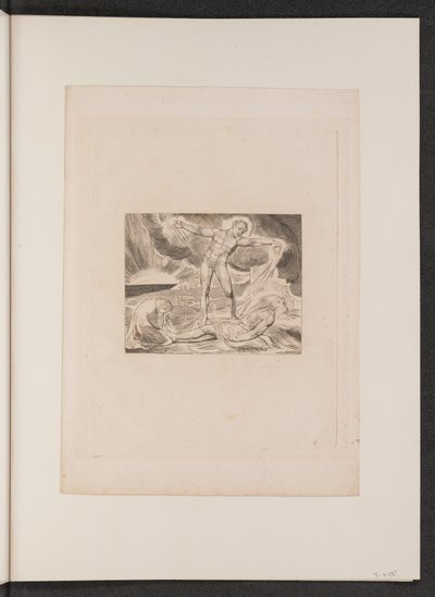 Szatan bijący Hioba wrzodami autorstwa William Blake