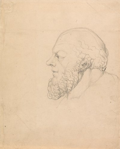 Sokrates, wizjonerska głowa autorstwa William Blake