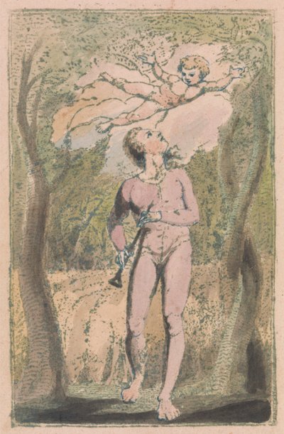 Pieśni niewinności i doświadczenia, płyta 1, strona główna niewinności (Bentley 2) autorstwa William Blake