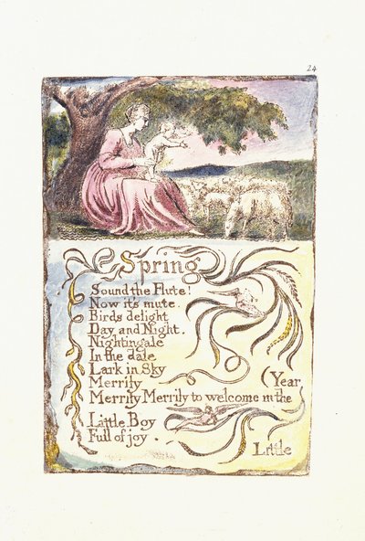 Wiosna, 1789 autorstwa William Blake