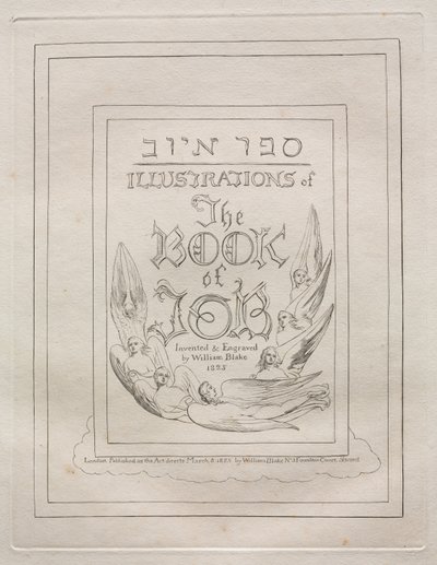 Księga Hioba autorstwa William Blake