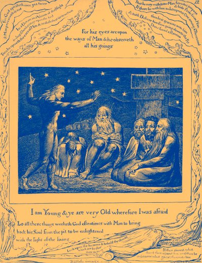 Ilustracje Księgi Hioba autorstwa Williama Blakea autorstwa William Blake