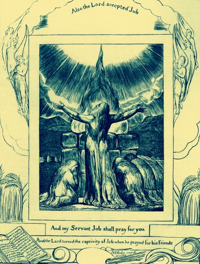 Ilustracje Księgi Hioba autorstwa Williama Blakea autorstwa William Blake