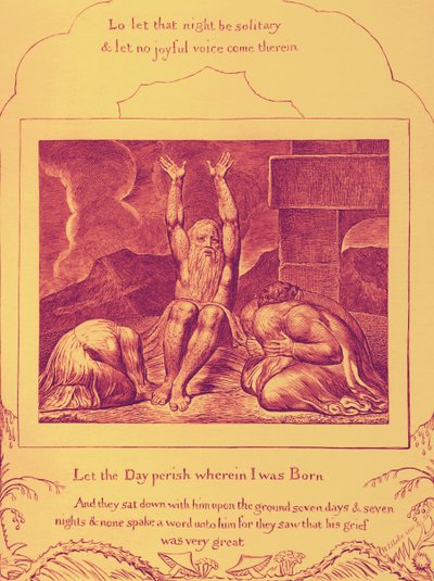 Ilustracje Księgi Hioba autorstwa Williama Blakea autorstwa William Blake