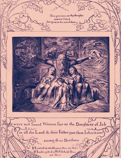 Ilustracje Księgi Hioba autorstwa Williama Blakea autorstwa William Blake