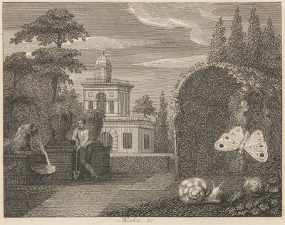 Motyl i ślimak autorstwa William Blake