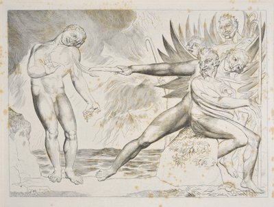 O Círculo dos Funcionários Corruptos: Os Demônios atormentando Ciampolo Inferno, Canto XXII, ilustração da 