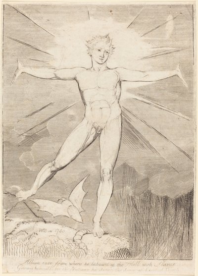 Taniec Albionu (radosny dzień) autorstwa William Blake