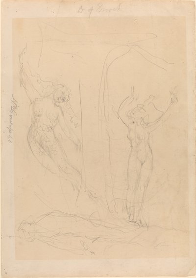 Córka mężczyzn staje się syreną autorstwa William Blake