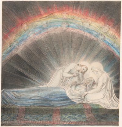 Śmierć św. Józefa autorstwa William Blake