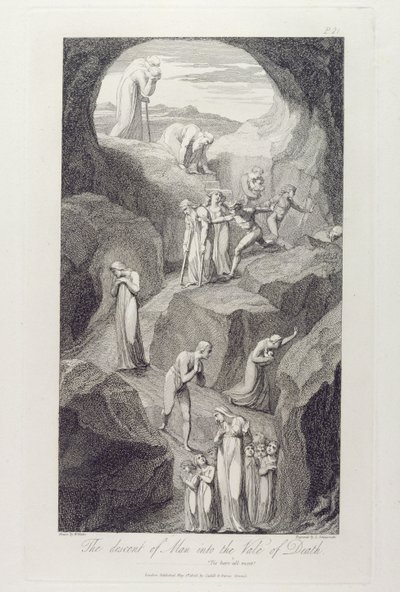 The Descent of Man into the Vale of Death, pl.8, ilustracja z 
