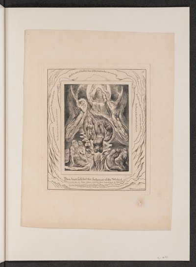 Upadek Szatana autorstwa William Blake