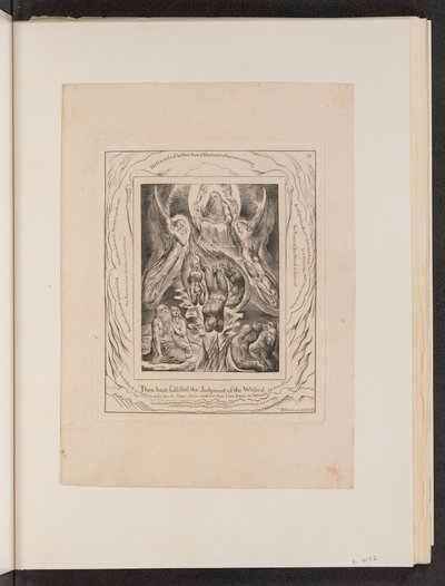 Upadek Szatana, 1825. autorstwa William Blake