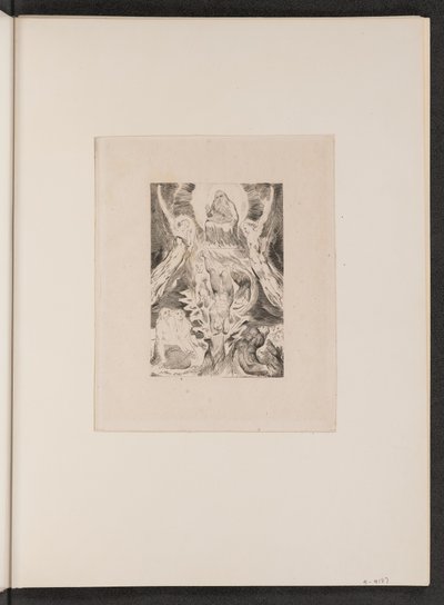 Upadek Szatana, 1825. autorstwa William Blake