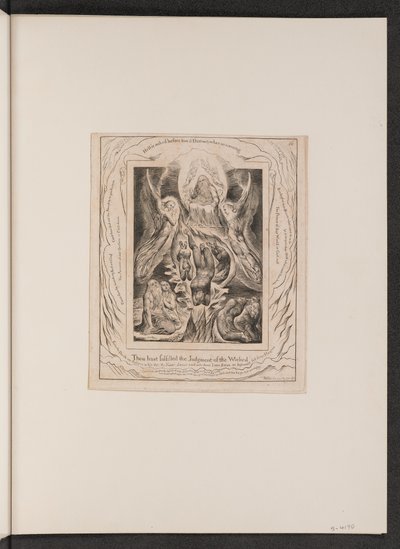Upadek Szatana, 1825. autorstwa William Blake