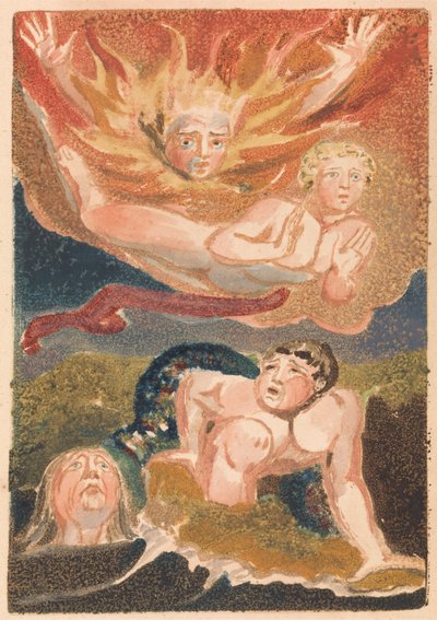 Pierwsza Księga Urizena, tablica 22 (Bentley 24) autorstwa William Blake