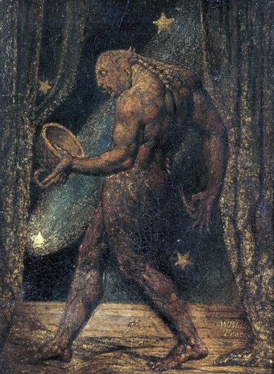Duch pchły autorstwa William Blake