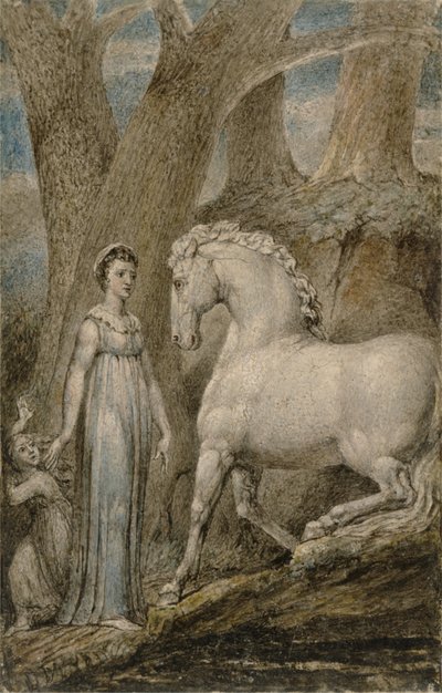 Koń autorstwa William Blake